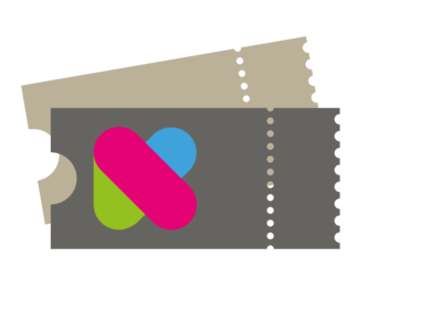 Ticket-Piktogramm mit KuB-Logo